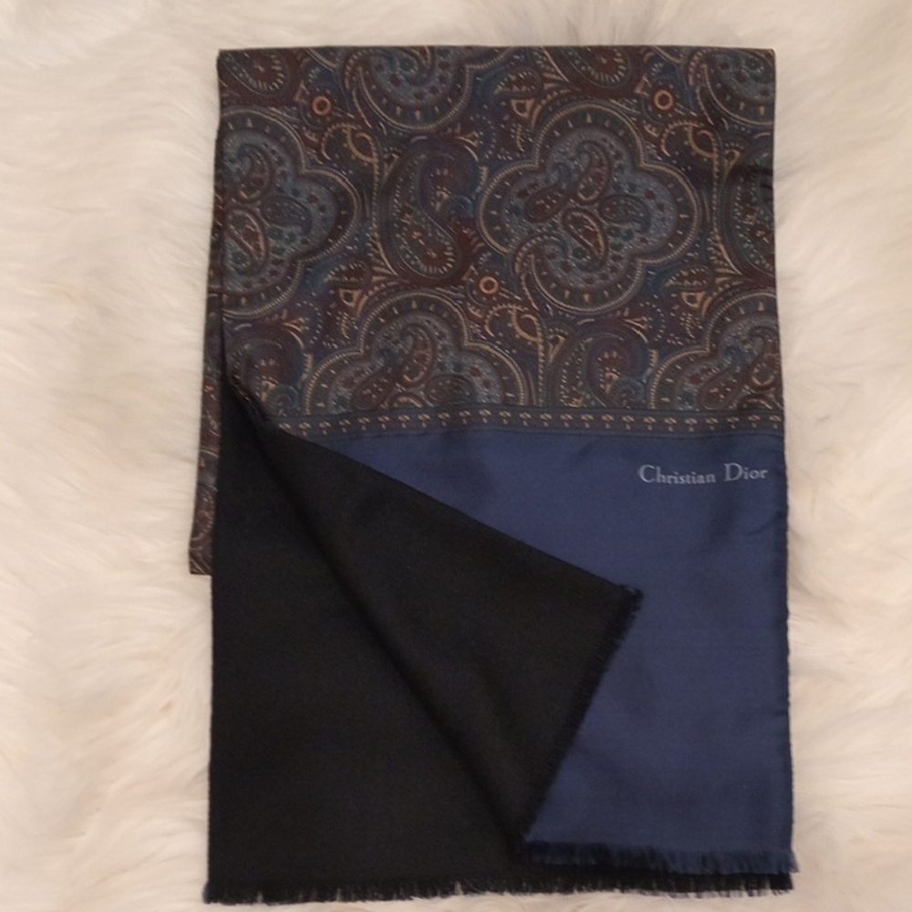 Dior Men's  Silk And Wool Scarf